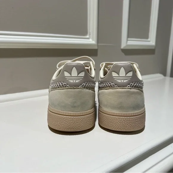 adidas Handball Spezial Cream White Beige (Women's 7) - Picture 5 of 9